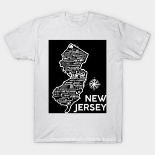 New Jersey map T-Shirt